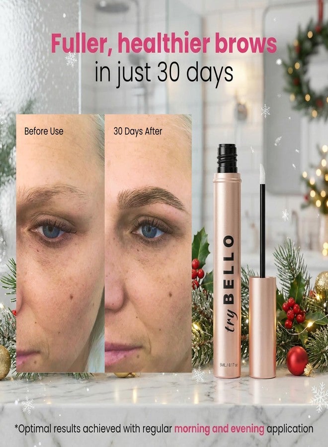 Trybello Eyebrow Growth Serum | Natural Thickening & Strengthening Formula for Fuller Eyebrows | Biotin, Peptides, and Botanical Extracts | No Parabens, Silicones, PEGs | Vegan, Gentle, Non-Irritating - Image 2